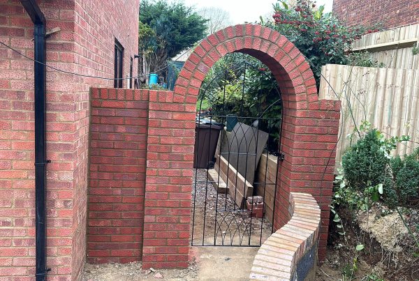 brickwork gate arch